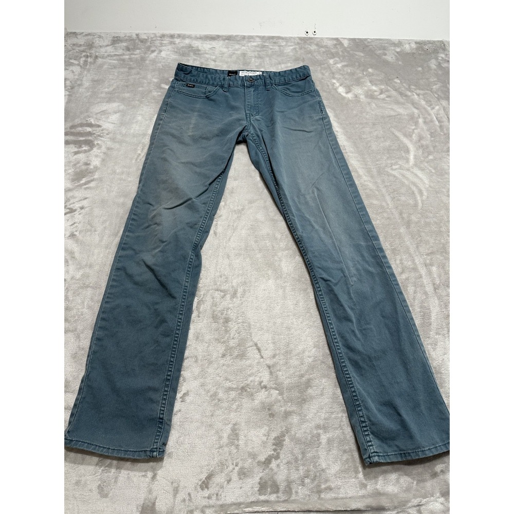 RVCA Pants‎ Jeans Boys Size 29 Bluish Gray Nature X Industry Light Distressing